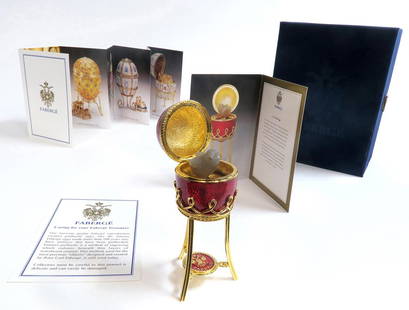 A Faberge Menagerie Chicken Surprise Egg: Unforgettable Faberge creations by Peter-Carl Faberge under authorization of the Faberge family... originally celebrated by the Czars of Russia, Alexander III, and Nicholas II, Faberge would be an