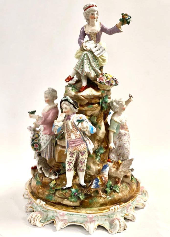 A Meissen style Figurine Group (1 of 11)