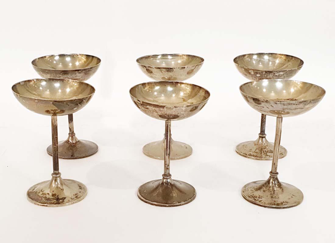 A German Jewish Lazarus Posen Silver Cup Set (1 of 4)