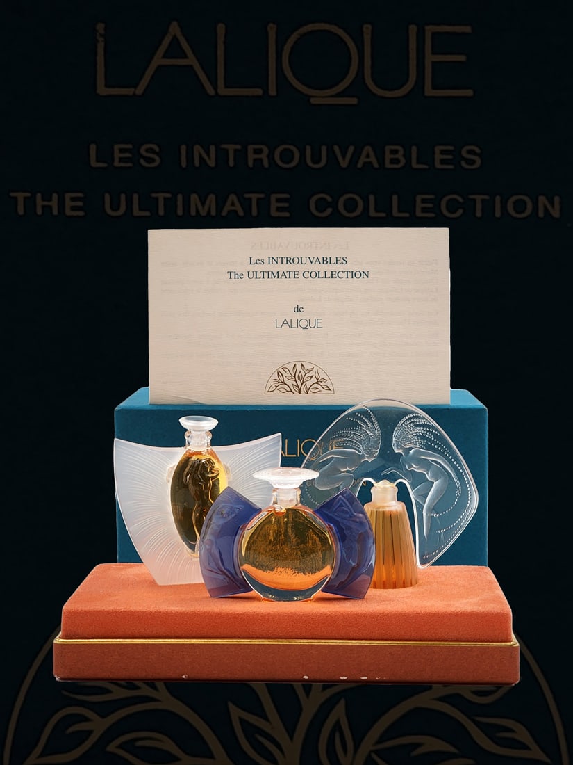 Les Introuvables The Ultimate Collection De LALIQUE Miniatures Parfum Set, Boxed (1 of 7)