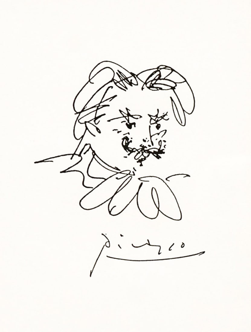 DEODAT DE SEVERAC, A PABLO PICASSO ORIGINAL LITHOGRAPHY (1 of 5)