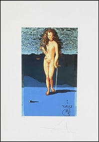 Tarot Artworks, A Salvador Dali Limited Edition Lithography Print