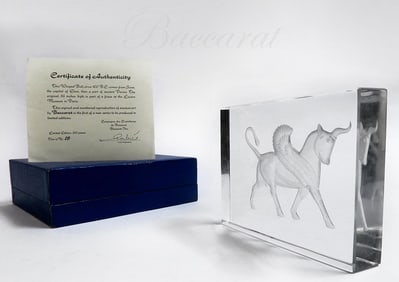 Limited Edition Baccarat Winged Bull (Persian Empire)
