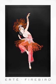 Firebird, A Large ERTE Lithograph Poster, 1995