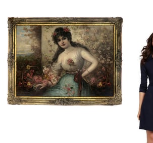 Leon-Francois Comerre (1850-1916) Large O/C