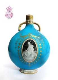 Large Minton Porcelain Pate-Sur-Pate Porcelain Vase