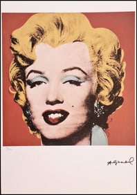Marilyn Monroe Portrait, An ANDY WARHOL Limited Edition Lithograph Print
