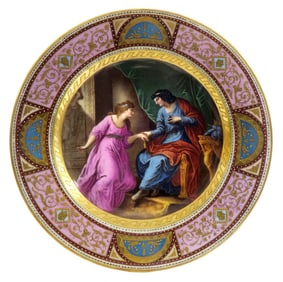 19th C. Royal Vienna Decorative Plate