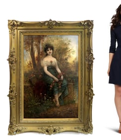 Leon-Francois Comerre (1850-1916) Monumental O/C