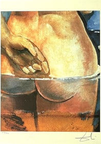 Nude in the Water, A Salvador Dali Limited Edition Lithography Print