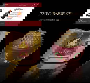 Faberge Gateway to Freedom Egg by Theo Faberge, COA