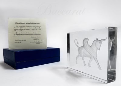 Limited Edition Baccarat Winged Bull (Persian Empire)