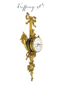 Tiffany & Co Napoleon III Figural Cartel Clock