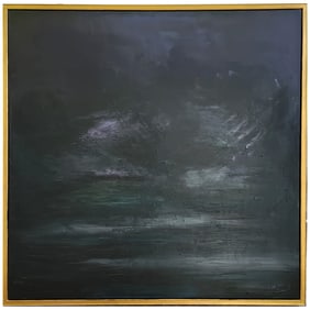 Night dream, An Acrylic on Canvas Painting