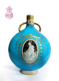 Large Minton Porcelain Pate-Sur-Pate Porcelain Vase