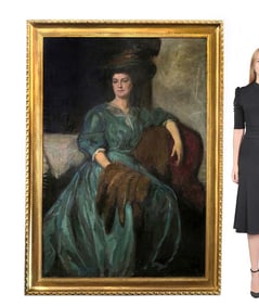 Adolphe Piot (French, 1850-1910) Monumental O/C