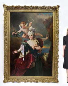 Nicolas de Largilliere (1656-1746) Palatial Painting