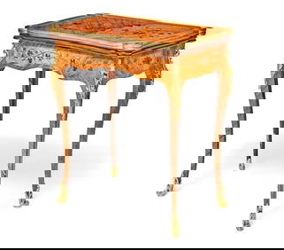 19th C. Louis XV Style Gilt Bronze/Kingwood Games Table (1 of 2)
