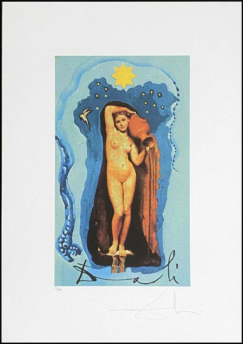 Tarot Artworks, A Salvador Dali Limited Edition Lithography Print (1 of 7)