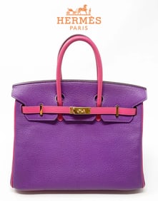 Hermes Birkin 25 Chevre leather, Special horseshoe sign