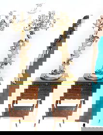 19th C Pair of Monumental Capodimonte Cherub Candelabra: 19th C. Pair of Monumental Capodimonte Cherub Hand Painted Porcelain Candelabras. NOTE: The Pedestals are NOT included! H 37" x W 11"