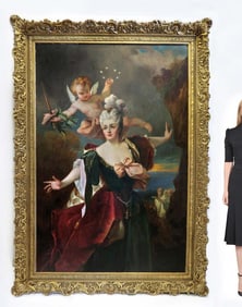 Nicolas de Largilliere (1656-1746) Palatial Painting