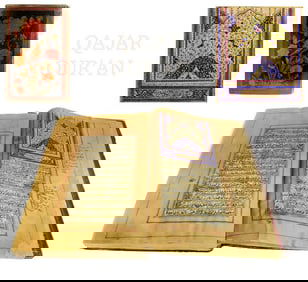 A Magnificent Persian Qajar Hand Written Quran