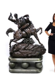 Monumental F.Barbedienne A.L Barye By Tiffany & Co.