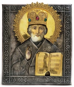 Very Fine Russian Icon, 19th C.