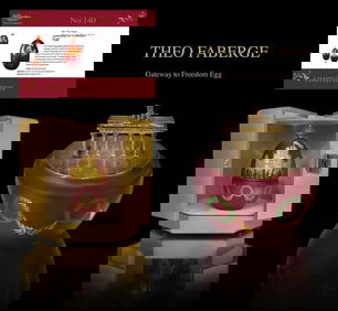 Faberge Gateway to Freedom Egg by Theo Faberge, COA