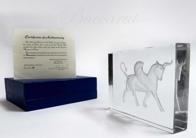 Limited Edition Baccarat Winged Bull (Persian Empire)