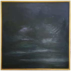 Night dream, An Acrylic on Canvas Painting