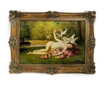 Theophile Blanchard (1820-1849) Oil on Canvas