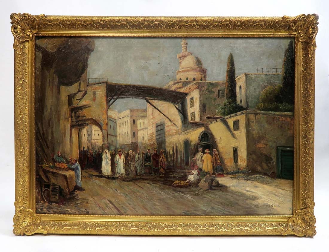 Etienne Dinet (1861-1929) Orientalist Painting (1 of 5)