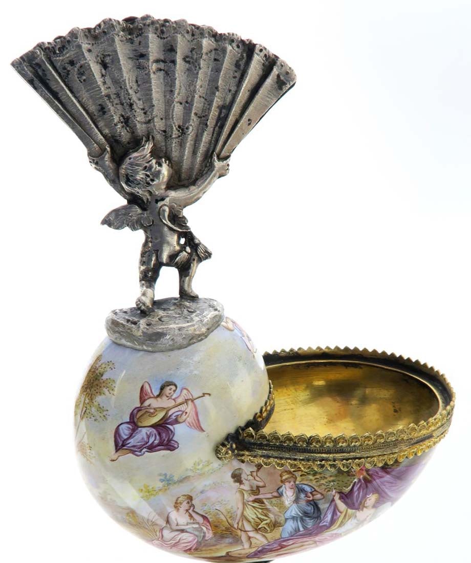 Large Viennese/Austrian Enamel on Silver - 9