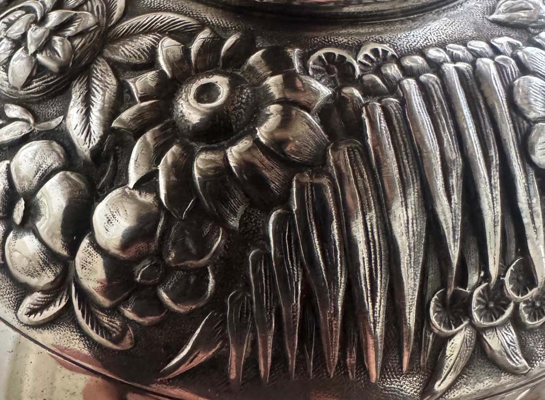 A Continental Silver-Plated Handled Basket/Centerpiece - 4