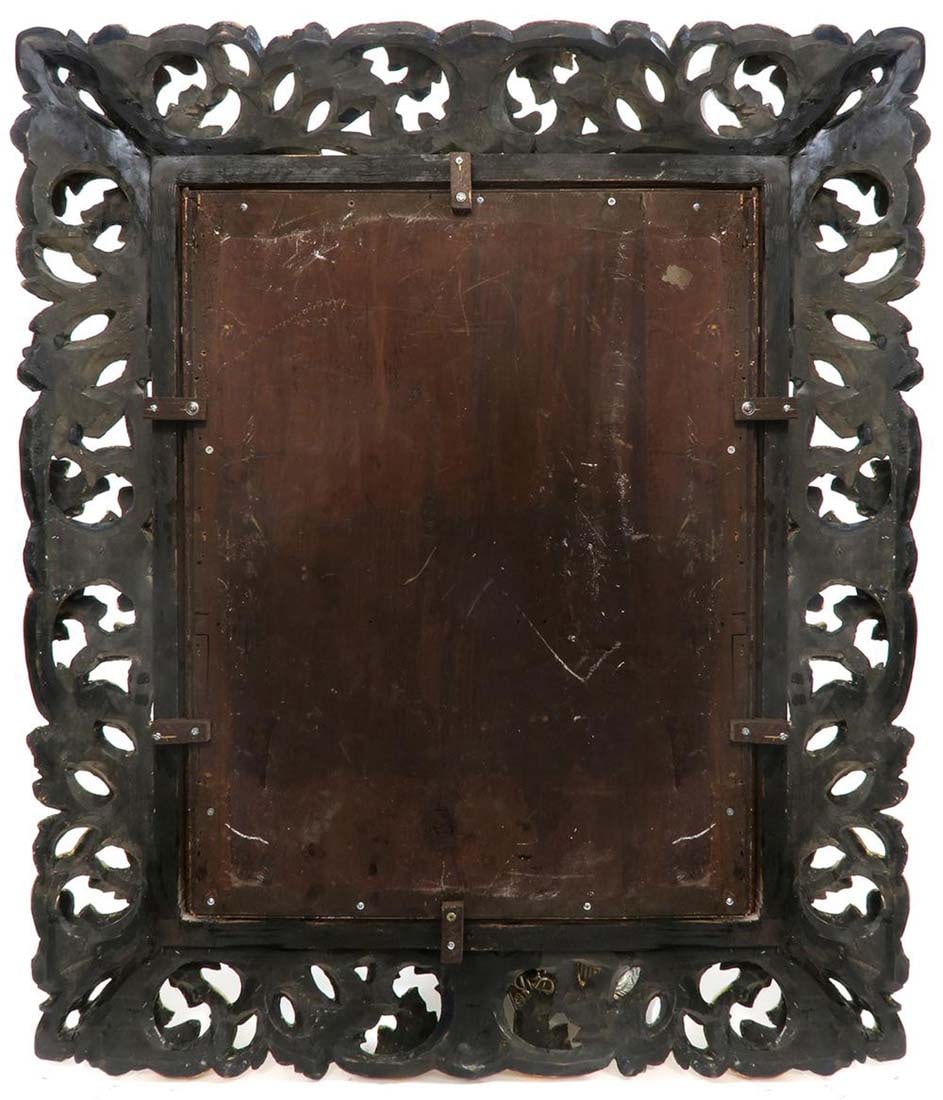 A Large 19th C. Framed Enamel on Copper - 7