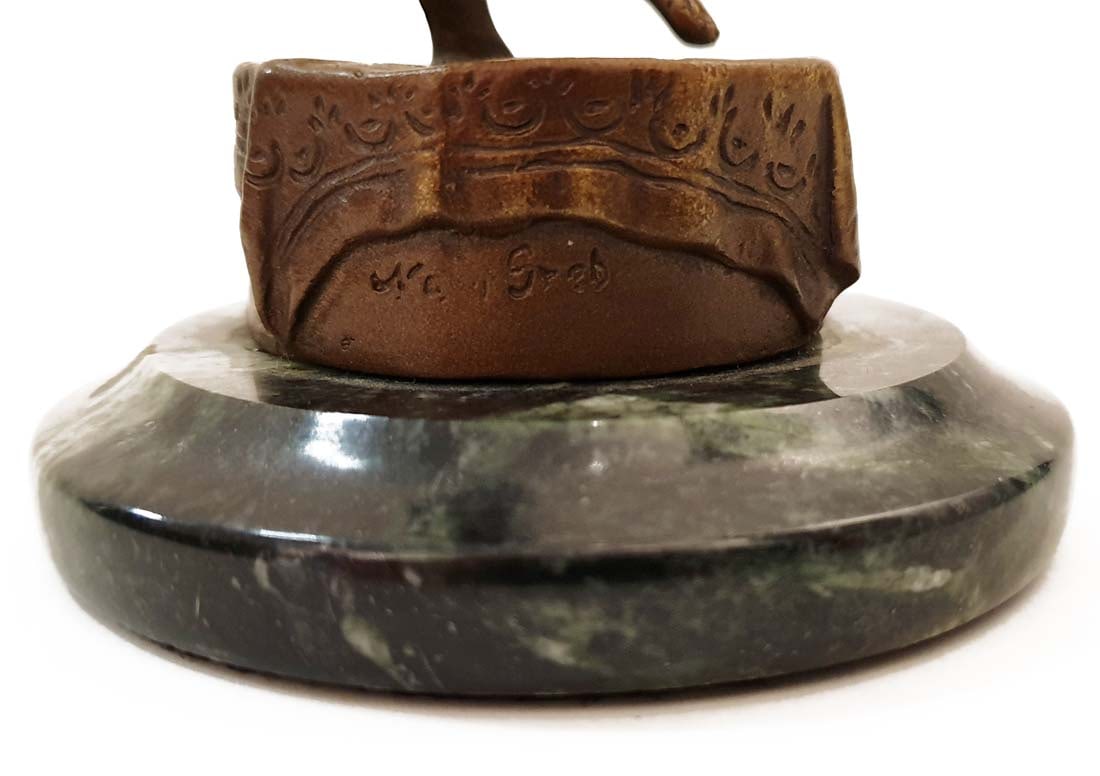 Orientalist Dancer, After Bergman Bronze Figurine - 7