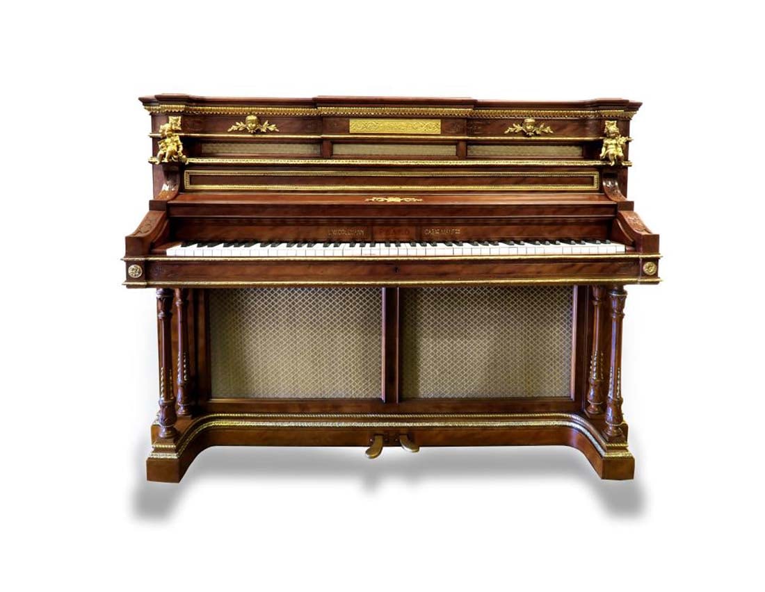 Magnificent 19th C. French Bronze Mounted Piano - 2