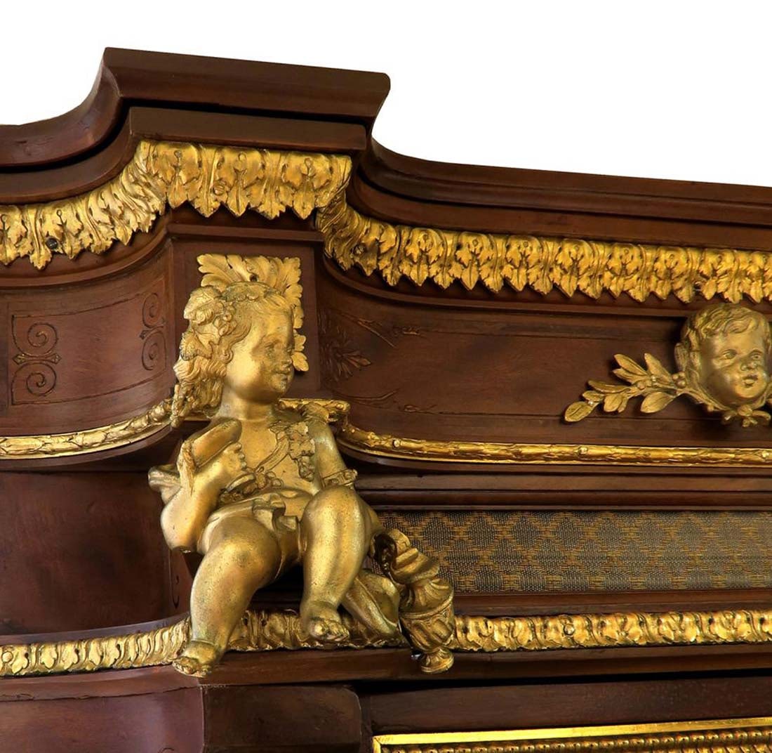 Magnificent 19th C. French Bronze Mounted Piano - 5