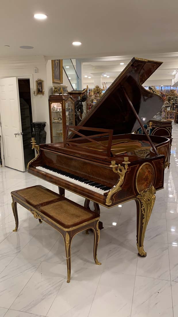 Magnificent F. Barbedienne Bronze Mounted Grand Piano - 12
