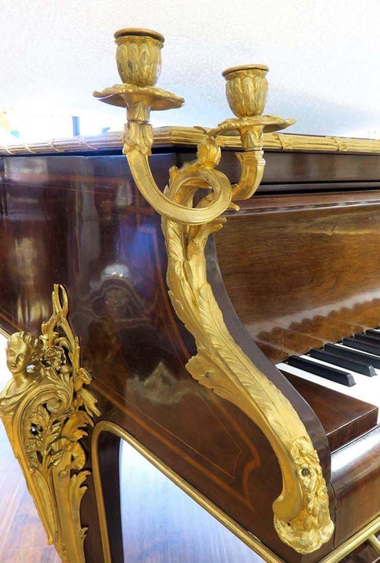 Magnificent F. Barbedienne Bronze Mounted Grand Piano - 5