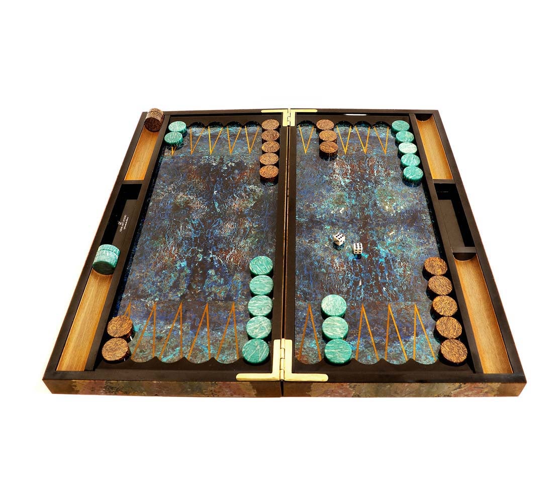 A Gems Art Studio Multi Gems Backgammon - 2