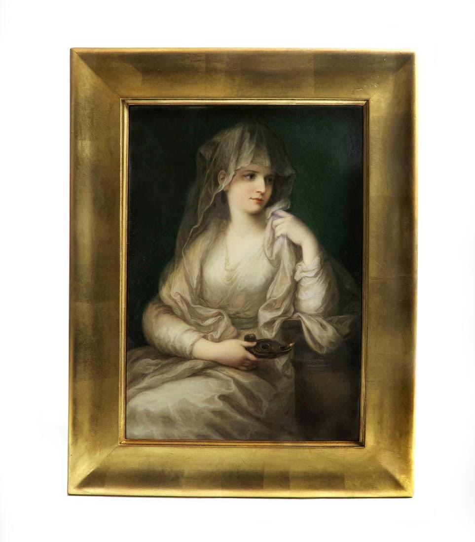 A Monumental Framed Berlin KPM Plaque - 2