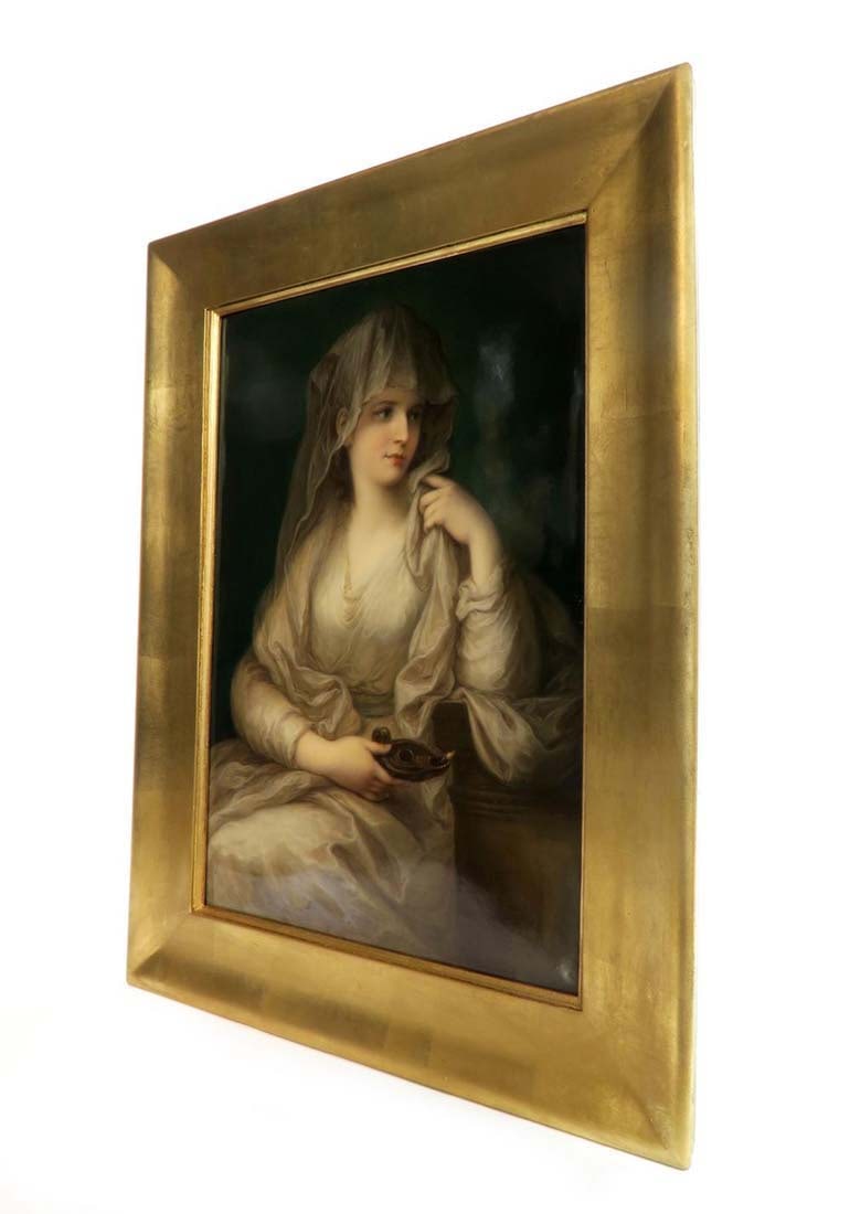 A Monumental Framed Berlin KPM Plaque - 4