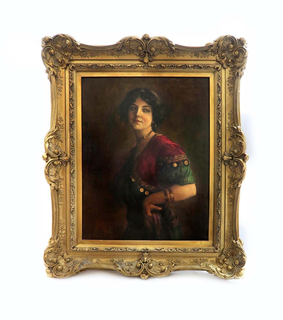 George Edgar Hicks (1824-1914) Framed Oil on Canvas: George Edgar Hicks (1824-1914) Framed Oil on Canvas. frame: 40" x 33", painting: 28" x 22"