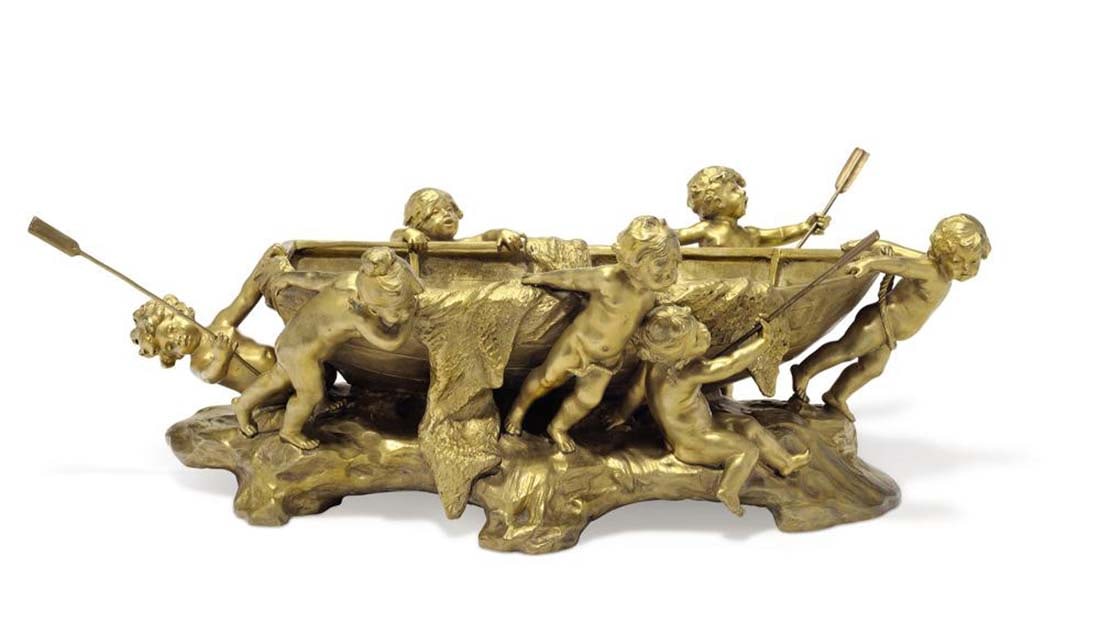 A FINE FRENCH ORMOLU FIGURAL CENTERPIECE - 2