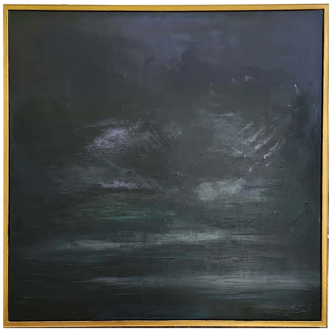 Night dream, An Acrylic on Canvas Painting: Night dream, An Acrylic on Canvas Painting, Framed. 40" x 40"