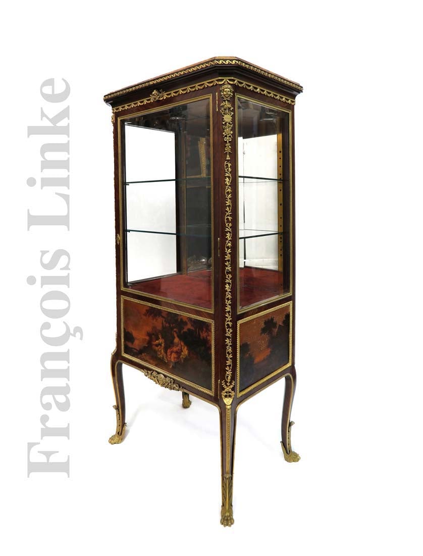 F.Linke Gilt Bronze-Mounted Kingwood Vitrine, 19th C. (1 of 1)