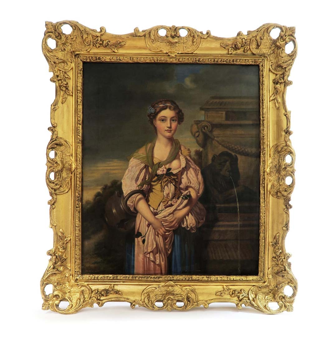 Fine 19th C. French School Oil on Canvas (1 of 4)